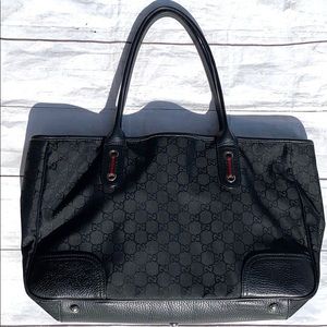 GUCCI Monogram Princy Web Tote